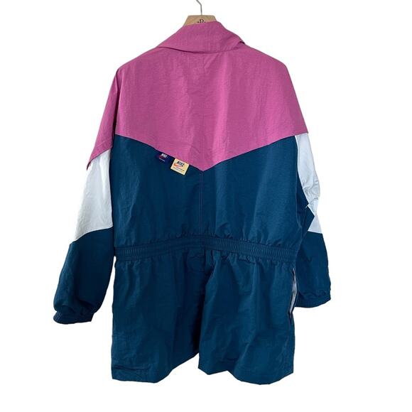 Nike Sportswear Icon Clash Track Jacket Windbreaker Pink Blue Women’s Size Large - Picture 4 of 16